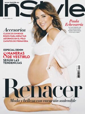 Paula Echevarria pregnant for InStyle magazine, Spain - April 2021